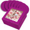 Gcardist - Set di 5 scatole per torte con finestra e 5 sottotorta rotondi da 25,4 cm, contenitori per torte (25,4 x 25,4 x 12,7 cm, viola intenso)