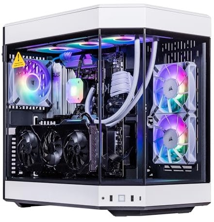 Velztorm Praetix 3D Prebuilt PC - Beats 4090 (AMD Ryzen 7 9800X3D, GeForce RTX 5080, 32GB DDR5, 2TB PCIe SSD, RGB Fans, 360mm AIO, 1000W PSU, WiFi 7, Bluetooth 5.4, RJ-45, HDMI, Win 11 Pro)