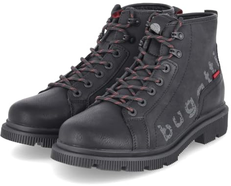 bugatti 331AU6305000-1000 Schnürstiefel Synthetik Herren in schwarz