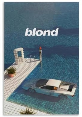 YXRONG Musikposter, Motiv: Frank Ocean, Albumcover, Poster, Dekoration, Ölgemälde, Leinwand, Poster und Kunst, bildlich, modern, Heimdekoration, Poster, 20 x 30 cm, ungerahmter Stil