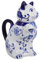 BESTOYARD Tetera De Cerámica Forma De Gato Jarra De Porcelana Con Diseño Atractivo y Estilo Chino Para Servir Jugo y Té Casa