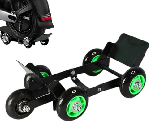 Carrello ruota per moto - Spostamento pneumatici per moto carrello pieghevole per bicicletta | Carrelli rotanti pieghevoli e portatili, ruota del rimorchio motorizzata cric multi-cuscinetto per