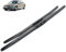 WETCL Escobillas Limpiaparabrisas Delanteras para Renault Laguna 2 2001-2007 24+20, Coche Escobilla Limpiaparabrisas Goma Limpiaparabrisas Coche