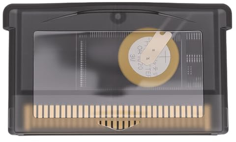 Lazmin112 Chariot Flash Réinscriptible, 32 Mo de Stockage, 1 Mo de RAM RTC, Charge Solaire pour Lecteur SP GB Micro DS GameBoy, avec Batterie CR1620 Intégrée