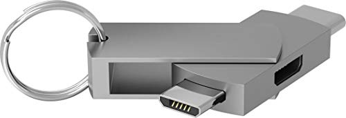 TerraTec Connect C600 USB Type-C Adapter zu Micro-USB mit Micro-USB In