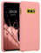 kwmobile Housse Compatible avec Samsung Galaxy S10e Coque - Housse de téléphone Protection Souple en TPU Silicone - Corail Mat