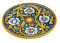 ILAB Piatto medio in ceramica decorata a mano da ceramisti siciliani di Santo Stefano di Camastra barocco art 13
