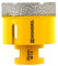 HIGHDRIL Foret Diamanté - 55MM M14 Scie Cloche Diamantée pour Porcelaine Carrelage Céramique Marbre Granit Quartz Pierre Maçonnerie Trépan Diamant Foret