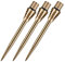 Shot! Dart Points, Gold Titanium Coated Stainless Steel, Converts Soft Tip Darts for Steel Tip Dartboard, Set of 3