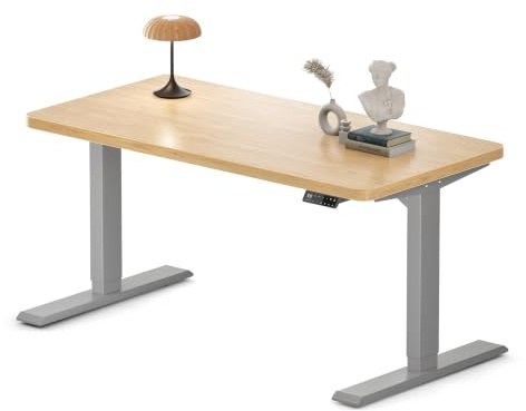 MAIDeSITe S2 Pro Höhenverstellbarer Schreibtisch 140 x 70 cm, 2 Motoren | Schreibtisch Höhenverstellbar, 25 mm Einteilige Tischplatte, Traglast 160 kg, 4 Memory-Steuerung, Sitz-Steh-Erinnerung, USB-C