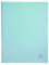 Exacompta - Réf. 88260E - 1 Protège-documents Aquarel - 20 pochettes cristal lisse - 40 vues - pour A4 - dim 24 x 32 cm - couverture en polypro semi-rigide - 5 couleurs pastels aléatoires