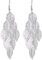 LEEQBCR 1 Paar 925 Sterling Silber Blätter Tropfen Ohrringe Lange Quaste Baumeln Ohrringe Frauen Schmuck