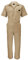 ACTIVE UNIFORMS Coveralls Workwear Herren Kurzarm Overall, Khaki, M