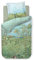 Pip Studio Bettwäsche La Campagna Grün Perkal Landschaft Natur Bäume See Boote Streifen Wendeoptik, Größe:155 cm x 220 cm