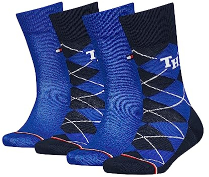 Tommy Hilfiger Kids Argyle Socks 4 pack