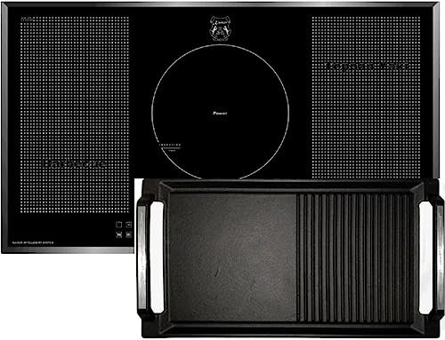 Kaiser Induktions-Kochfeld KCT 97 FI La Perle inkl. Grillplatte, Kochfeld Free Zone 90cm, Autark, Barbecue, Teppan Yaki inkl. Grillplatte