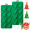 Webake Silikon Eiswürfelform Weihnachtsbaum Silikonform Tannenbaum Pralinenform 2 Stück Schokoladenform Weihnachten Backform Hitzebeständig Antihaftend Form für Eiswürfel Schokolade Süßigkeiten Kekse