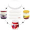 SPECIAL-DAY 15 couvercles Pots à Yaourt Compatible la laitière avec Les bocaux en Verre du Commerce| bouchon yaourt Alimentaire fabriqué sans BPA | Capsule fabriqué en France