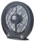 Jocca - Ventilador Pórtatil de Suelo o Mesa| 5 Aspas| 3 Velocidades| Apagado Automático| Temporizador| Box Fan| Antivuelco| 30cm Diámetro| Hogar u Oficina| (Negro)