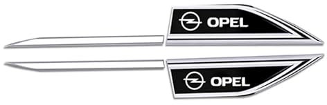 3D car Sticker Autoabzeichen Emblem, für Opel OPC Line Astra h g j k f Zafira a b Corsa b c d 3D Metall Chrom Selbstklebende Logo Emblem Außendekoration Zubehör,B