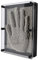 Avilia Tableau avec Clous pour Sculpture 3D - Support avec Clous pour Formes 3D idéal pour Petits et Grands, en Plastique, 19 x 14 cm, Gris