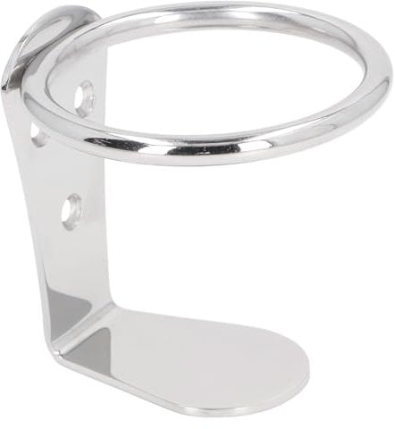 HUSHUI Stainless Steel Boat Ring Drink Holder, Rustproof Wall Mounted Single Cup Holder for RV, Yacht, Marine Use