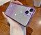 Custodia Telefono Trasparente Compatibile con Samsung Galaxy S9 PLUS Cover Cornice Elettroplaccata Gradiente Glitter Protettiva Sottile TPU