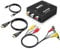 baolongking Adaptador RCA a HDMI, convertidor AV a HDMI, 1080P a HDMI CVBS AV adaptador de audio de vídeo compuesto para PS2 Wii Xbox SNES N64/TV/PC/PS3/STB/Xbox VHS/VCR/Blue-Ray reproductores de DVD
