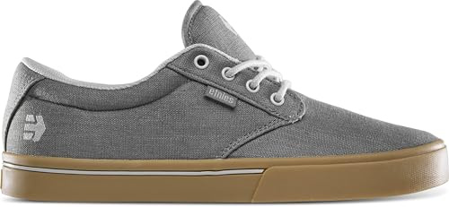 Etnies Jameson 2 Eco – Nachhaltiger Skate-Stil, verstärkte Cupsole, gepolsterte Dämpfung, Alltagssneaker, vegan - Granite Wash - 39