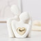 ODMYZG Mini Couple Statue,Couple Hugging Statue,Modern Abstract Art Decoration,Decorative items for TV cabinets,living rooms and bedrooms.Romantic Gifts for Valentine Anniversary Birthday (White, M)