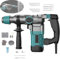 Perceuse À Percussion Rotative Robuste 900W 1050Tr/Min,Embrayage De Sécurité 3 Fonctions Pour Béton Et Pierre,Avec Gants,Housse De Protection,Beurre Et Foret,combo3
