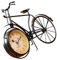 ORFOFE Fahrraduhr Retro-regaluhr Batterie Wecker Leise Nachttischuhr Vintage Steampunk-wanduhr Tischuhr Im Stille Uhr Stiller Wecker Ticken Bahnhofsuhr Metall Black