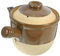SHOWERORO Pentola di Terracotta per Cucinare Pentola Corning Padella Medicina Cinese Pentola di Ceramica Bollitore