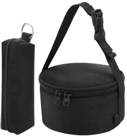 Rqrdww Klangschalen-Tragetasche, Meditationsschalen-Tasche, Robuster Schutz, Geräumige Aufbewahrung, Tragbares Design, Vielseitig für Meditation und Yoga, Wasserabweisend und leicht zu reinigen