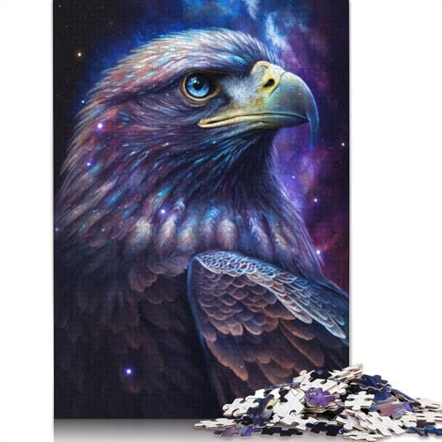 Adults Puzzles Gifts Galaxy Eagle 1000 Piece Jigsaw Puzzle for Adults & Kids Age 12 Years Up Cardboard Puzzles Fun Puzzles Games (Size 38x26cm)