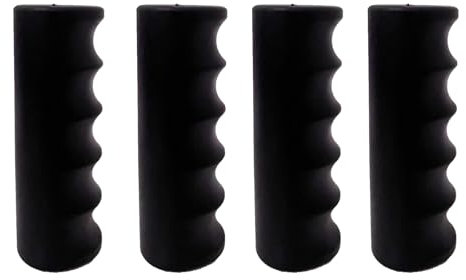 Vixzoid 4 STK rutschfest Schubkarrengriffe | Innendurchmesser 30mm | Länge 12cm für Sackkarre Schubkarre