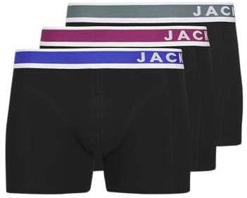 JACK & JONES Herren Jaceaston Solid Trunks 3 Pack Sn Jaceaston Solid Trunks 3 Pack Sn (3er Pack)