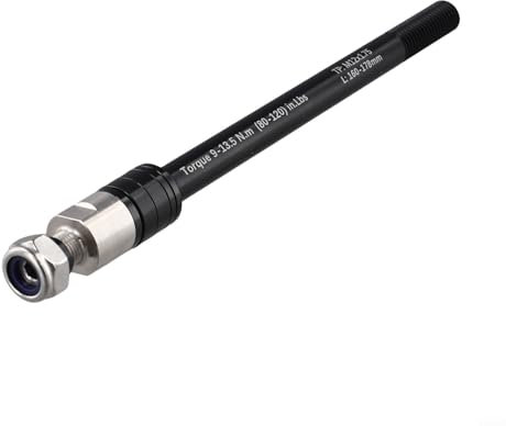 Fahrradanhänger Steckachse Adapter, 160–178 mm P1.0/.5/.75 Aluminium, CNC-bearbeitet, verstellbare Breite, kompatible Vorderradgabelachse (P1.75)