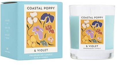 Wax Lyrical Coastal Poppy & Violet Candle