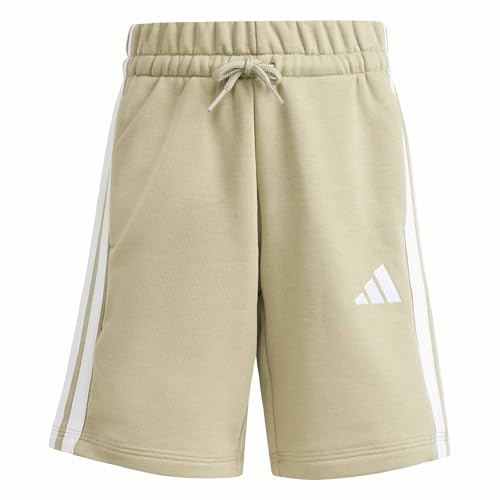 adidas Unisex - Bambini e Ragazzi Essentials Shorts, Wonder Cargo/White, 7-8 Years