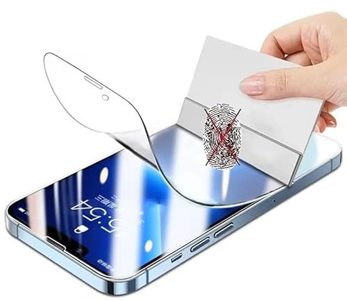 Yiranzix 2pcs de película hidrogel mate para iPhone 11 /iPhone XR 6.1 Prevención de huellas dactilares Película de gel tpu protectora de pantalla flexible Antideslumbramiento