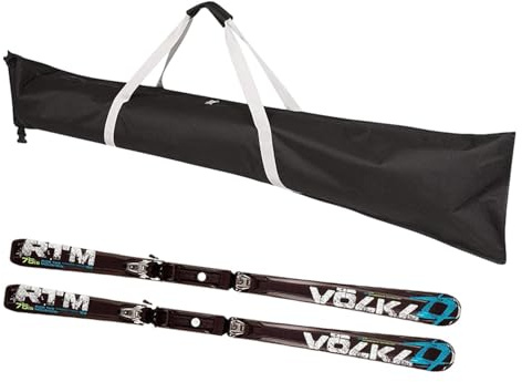 Generico Ski-Reisetasche, verstellbare Skitasche, langlebig, zum Transportieren und Transportieren von Snowboards – Schutz für Reisen im Flugzeug oder Auto und Abenteuer