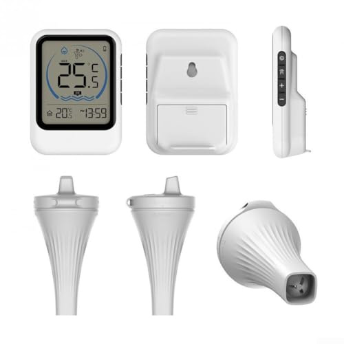 IP68 Wasserdichtes Funkthermometer für Schwimmbäder mit leicht ablesbarem LCD-Display und genauen Messungen