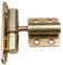 Vershy Türband Einbohrband Aufschraubband 15 x 83 mm, Gelb mit angeschraubten Teil, für Innentüren, 10 Stück