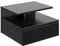 AC Design Furniture Fia Nachttisch mit 1 Schublade in Schwarz, 1 Stück, Wandschrank im Minimalistischen Stil, Kleiner Nachttisch für die Wandmontage, B: 35 x H: 22,5 x T: 32 cm