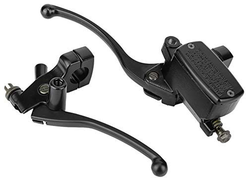 Terisass Coppia di pompa leva freno moto 25mm diametro manubrio moto in lega di alluminio cilindro freno per Shadow 400 600 750 1100 Magna 250 750 Steed 400 600