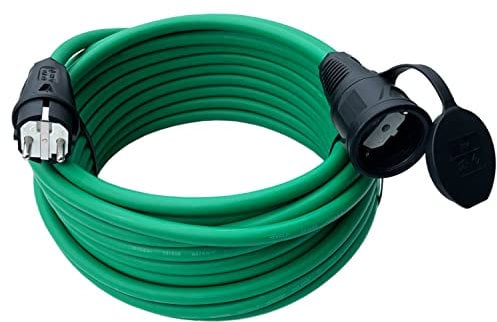 Verlängerungskabel Kabel 230V IP44 H07RN-F 3x2,5mm Gummikabel in GRÜN 25m