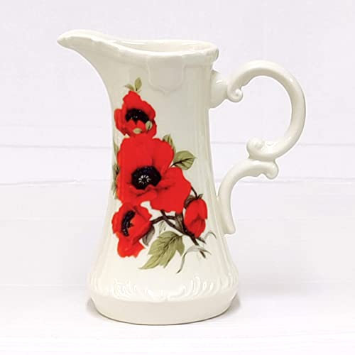 Brocca classica media, motivo: papavero rosso