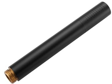 JOHO Manguera de ducha de mano, acero inoxidable, 150 cm, PVC, color negro