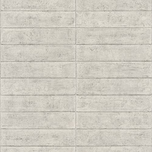 Rasch Tapete 499636 - Vliestapete Grau Beige Steine Mauer Beton Optik Struktur aus der Kollektion Factory V